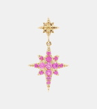 Roxanne First Sunset Star 14kt gold single earring with sapphires