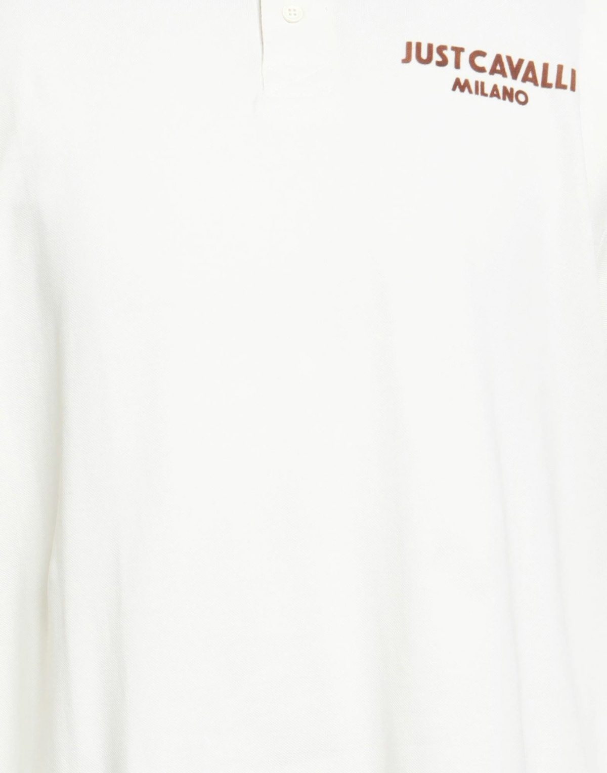 Just Cavalli Mens Polo shirt Cream