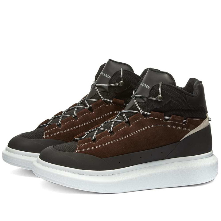 Photo: Alexander McQueen Wedge Sole Hiking High Top Sneaker