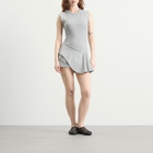 Peachy Den Women's Joni Skort Dress in Grey Marl