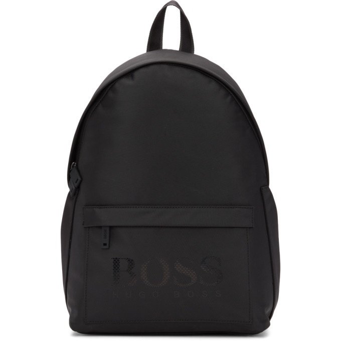 Photo: Boss Black Nylon Logo Backpack