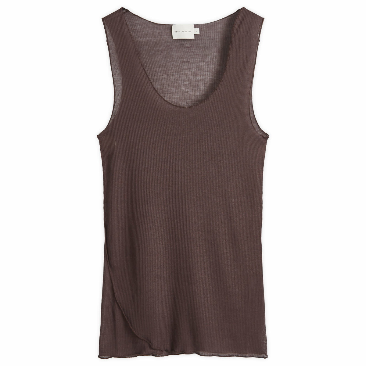 Deiji Studios Women's Knit Tank in Mahogany