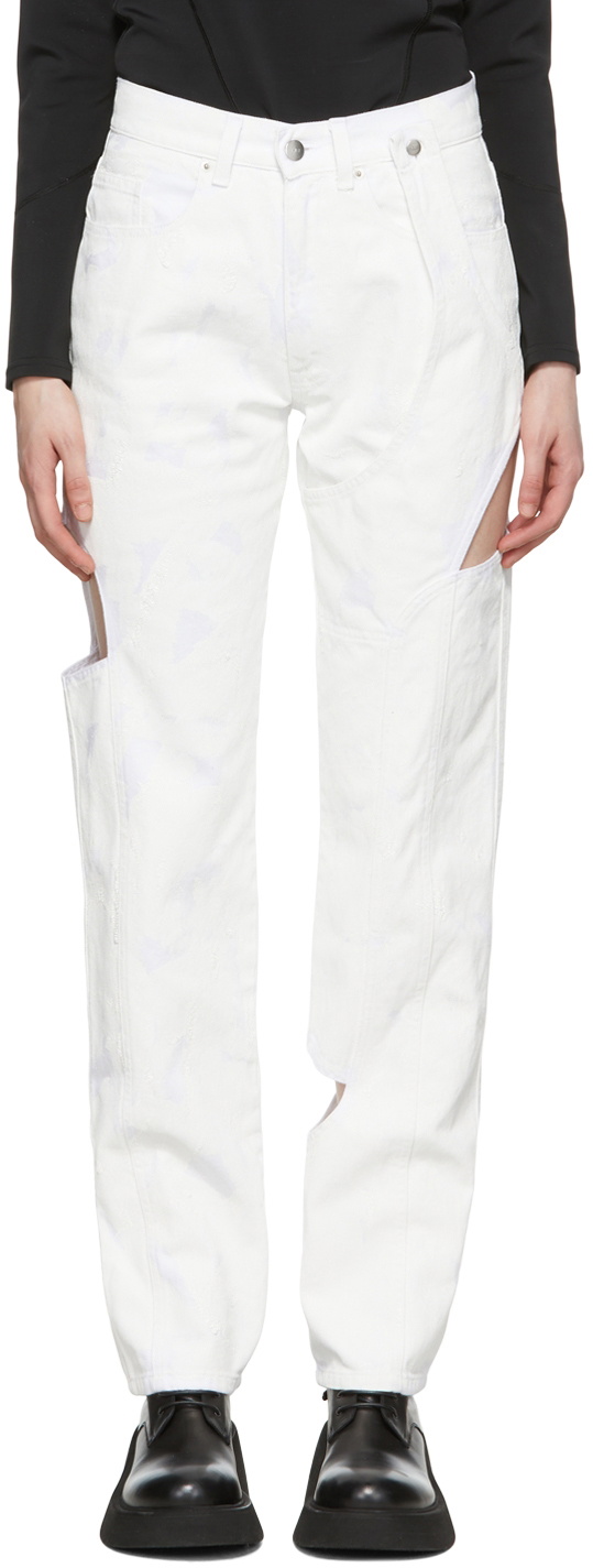 HELIOT EMIL Off-White Denim Jeans