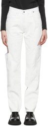 HELIOT EMIL Off-White Denim Jeans