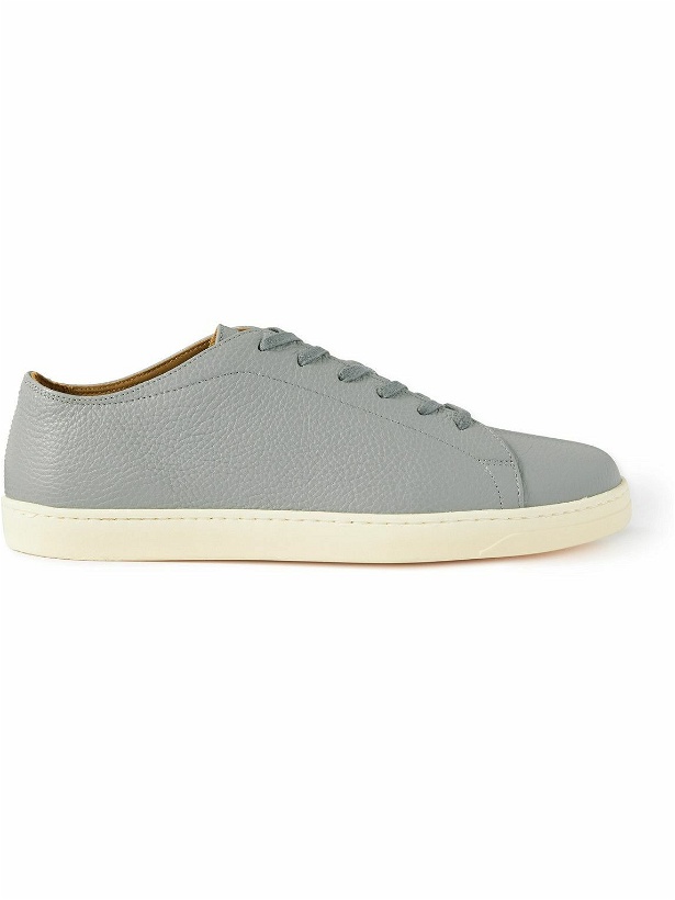 Photo: George Cleverley - Full-Grain Leather Sneakers - Gray