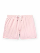 Ralph Lauren Purple label - Straight-Leg Mid-Length Logo-Embroidered Swim Shorts - Pink