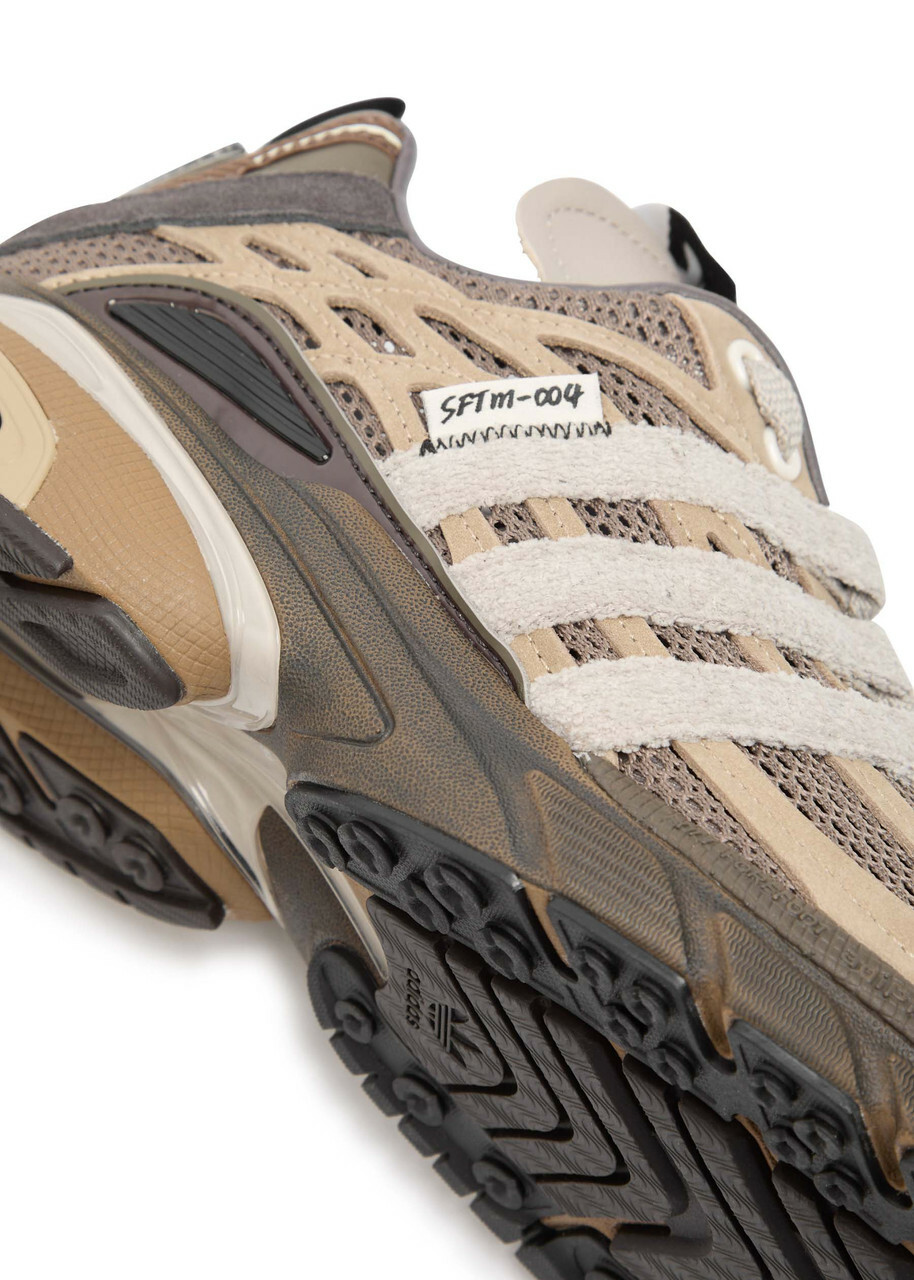 Adidas X Wales Bonner Adistar Cushion Panelled Mesh Sneakers Brown