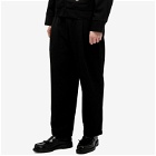 Dime Men's Pleated Twill Trousers in Black