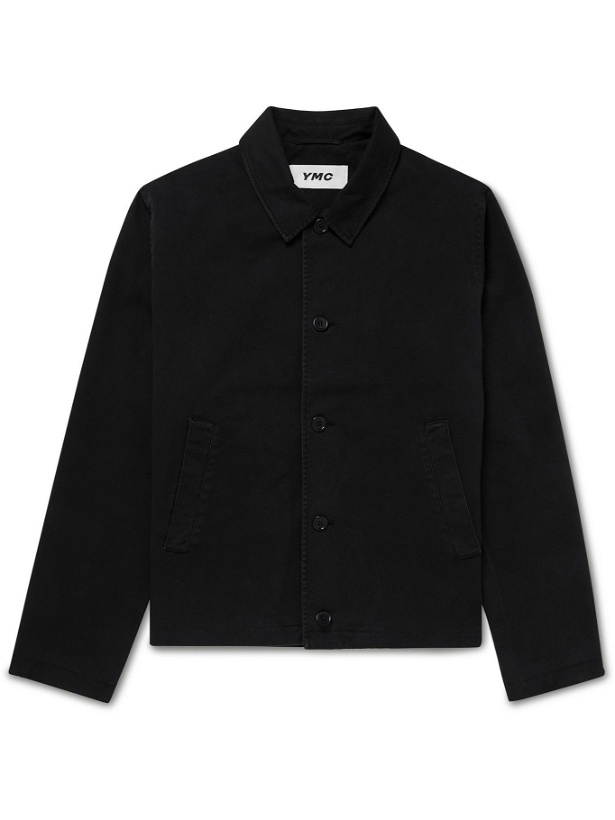 Photo: YMC - Garment-Dyed Cotton-Blend Twill Jacket - Black