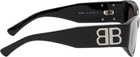 Balenciaga Black Bossy Cat Eye Strass Sunglasses