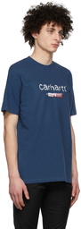 Carhartt Work In Progress Blue Toothpaste T-Shirt