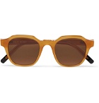 Dick Moby - Barcelona D-Frame Acetate Sunglasses - Yellow