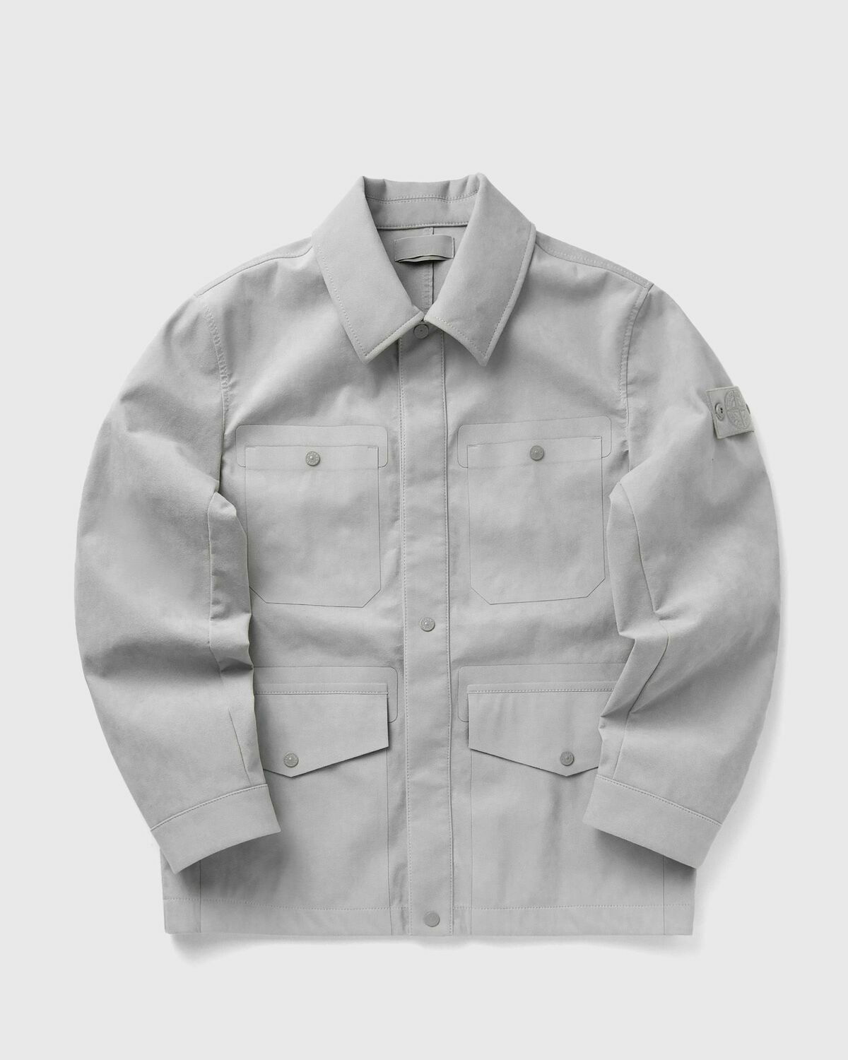 Stone Island CAPOSPALLA GHOST PIECE JACKET Grey Mens