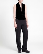 Sapio Womens Tailored Vest in Black