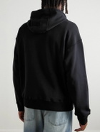 Missoni - Jacquard-Panelled Cotton-Jersey Hoodie - Black