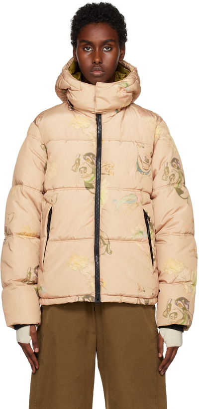 Photo: The Very Warm Tan Hooded Puffer Jacket
