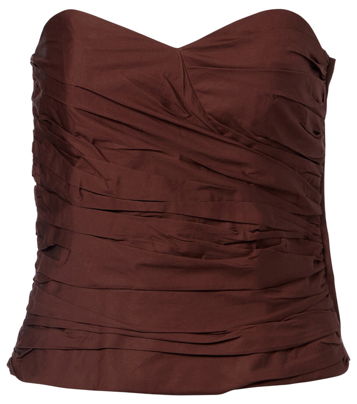 Photo: Adriana Degreas Strapless cotton top