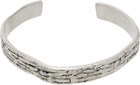 RAINMAKER KYOTO Silver Yamazaki Wax Casting Crafts Edition Narrow Bangle Bracelet