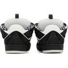 Lanvin Black & White Curb Sneakers