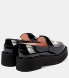 Roger Vivier Viv' Rangers patent leather platform loafers