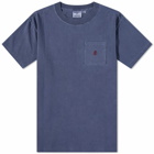 Gramicci Men's One Point T-Shirt in Navy Pigment