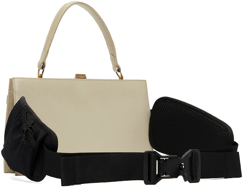 JOHANNA PARV Off-White Re-Purposed 50's Vintage Belt Bag