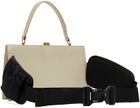 JOHANNA PARV Off-White Re-Purposed 50's Vintage Belt Bag