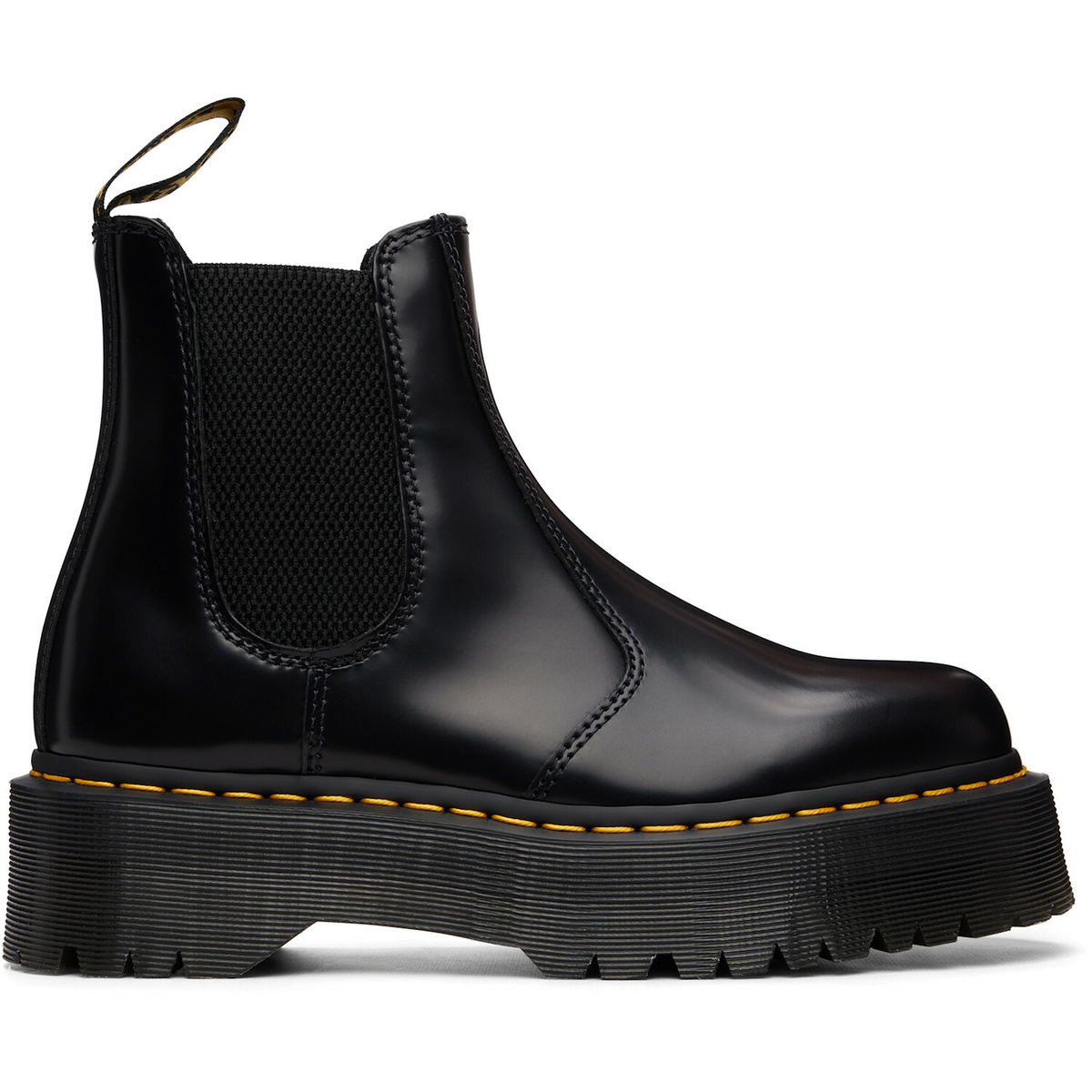 Dr. Martens Black 2976 Platform Chelsea Boots