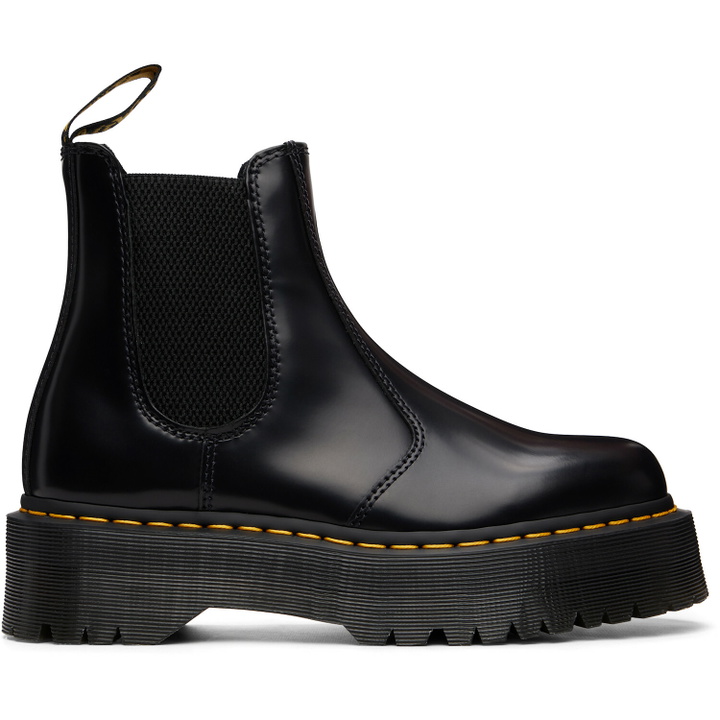Photo: Dr. Martens Black 2976 Platform Chelsea Boots
