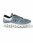 ON - Cloudstratus 3 Rubber-Trimmed Mesh Running Sneakers - Blue