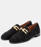 Aquazzura Brandi bouclé loafers
