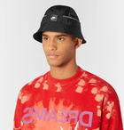 Nike - Sportswear Logo-Appliquéd Nylon and Mesh Bucket Hat - Black