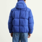 Stone Island Men's Marina Cotton Nylon Tela Down Jacket in Bright Blue