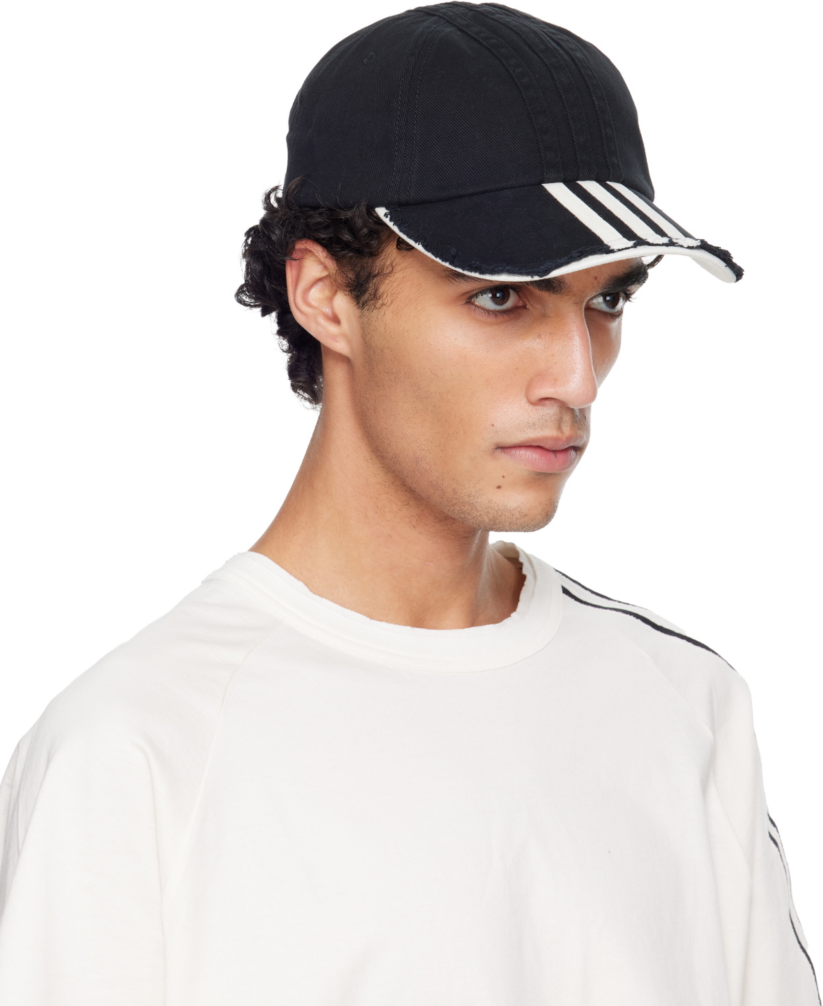 Y-3 Black Stripes Cap