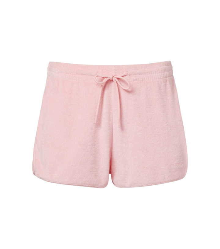 Photo: Hunza G Logo cotton terry shorts