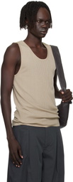 LEMAIRE Gray Debardeur Tank Top