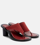 A.Emery Hardie suede thong sandals