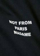 DRÔLE DE Monsieur Nfpm Hooded Cotton Sweatshirt Navy