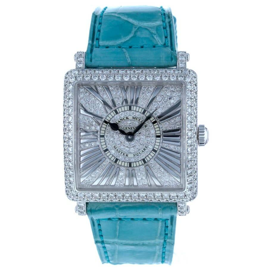 Franck Muller Master Square Quartz Diamond Ladies Watch 6002 L QZ R D CD