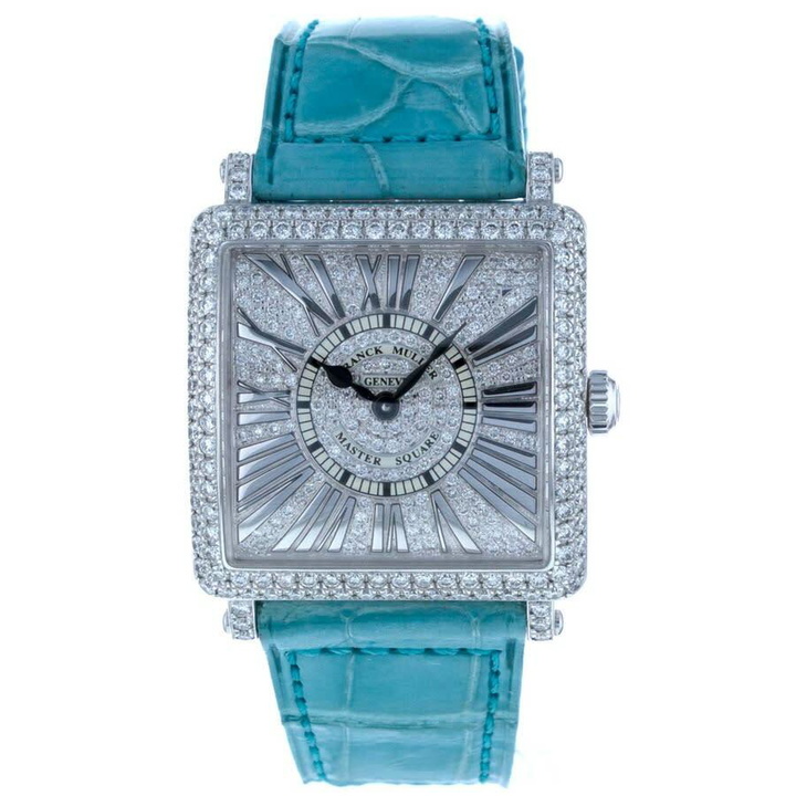 Photo: Franck Muller Master Square Quartz Diamond Ladies Watch 6002 L QZ R D CD