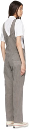 Carhartt Work In Progress Gray Cotton Overalls