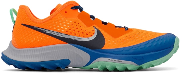 Photo: Nike Orange Air Zoom Terra Kiger 7 Sneakers