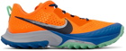Nike Orange Air Zoom Terra Kiger 7 Sneakers