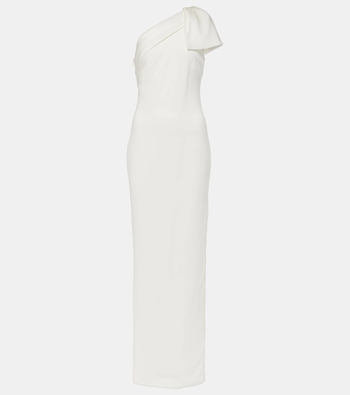 Roland Mouret Bridal one-shoulder satin crêpe gown