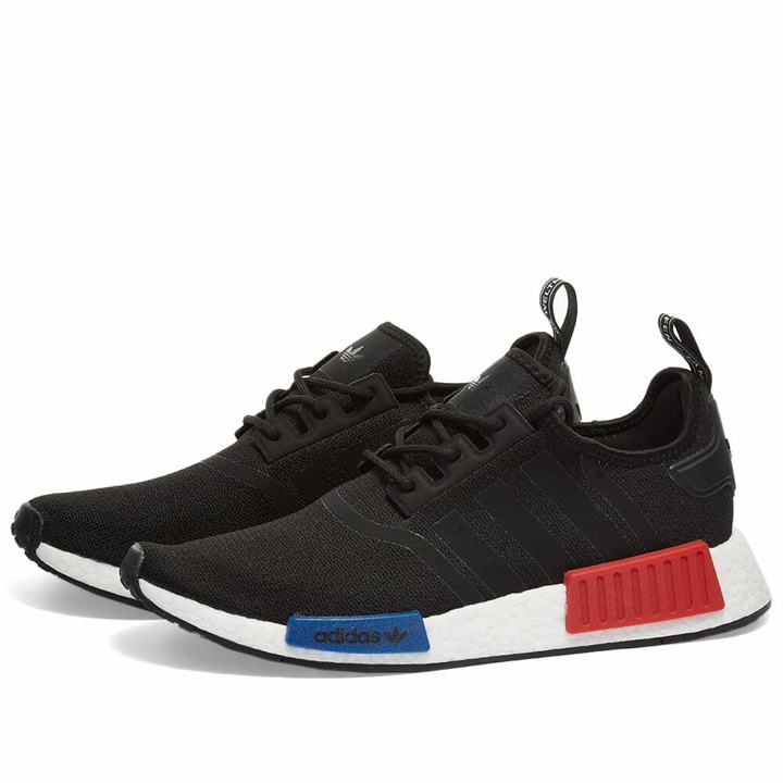 Photo: Adidas Men's NMD_R1 Sneakers in Core Black/White