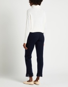Allude Womens Turtleneck Ivory