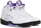 Nike Jordan White Air Jordan 5 Retro Sneakers