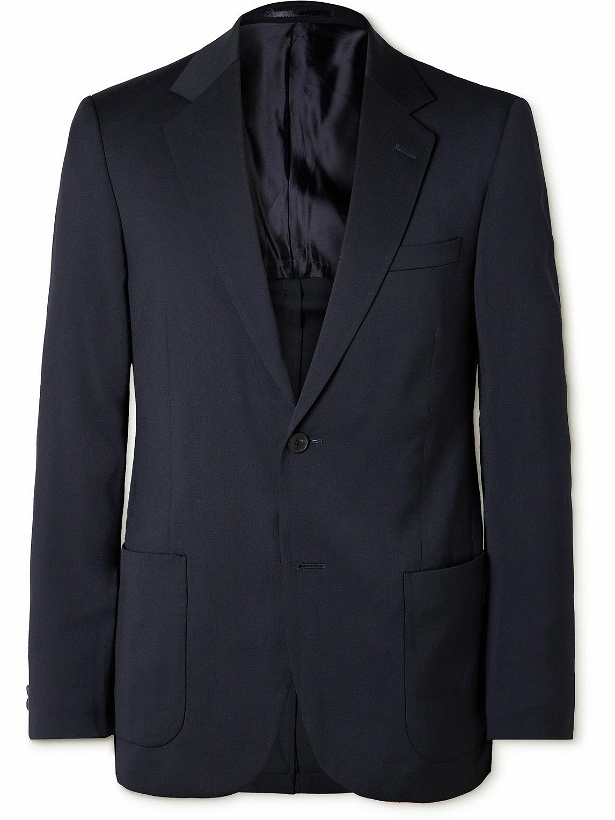Photo: Mr P. - Slim-Fit Wool-Twill Suit Jacket - Blue