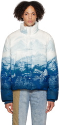 Feng Chen Wang Blue & White Painting Down Jacket