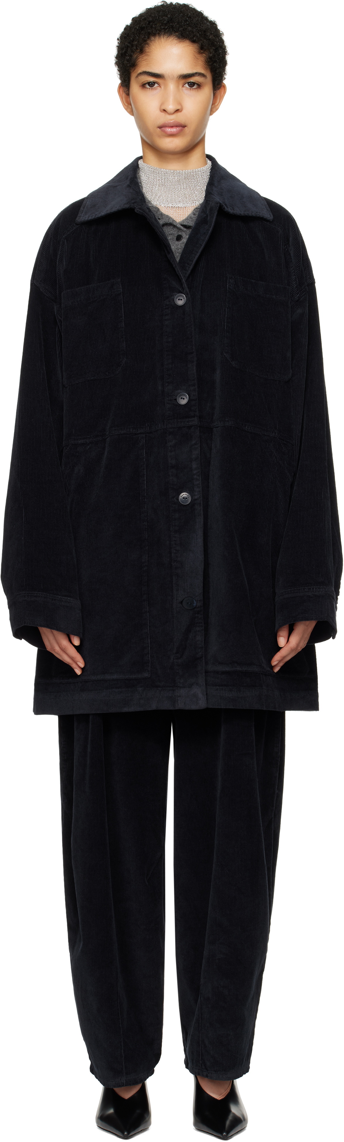 Cordera Navy Corduroy Jacket